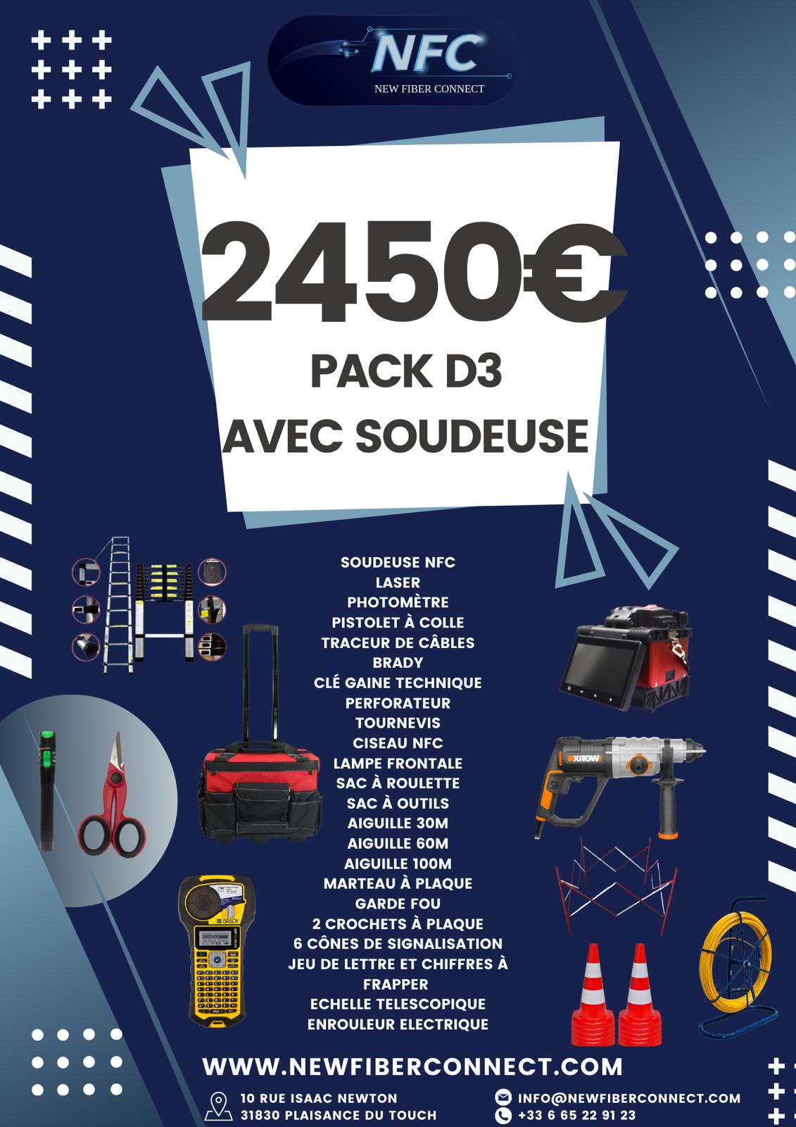 PACK D3 AVEC SOUDEUSE